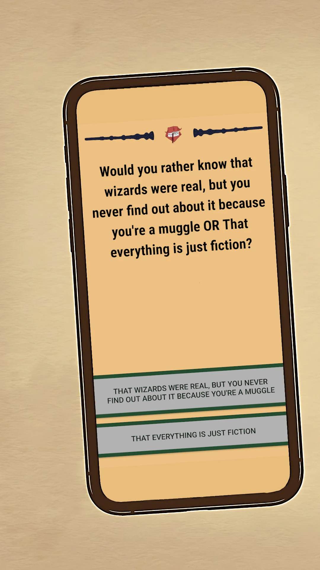 Would you rather? Harry Wizard screenshot